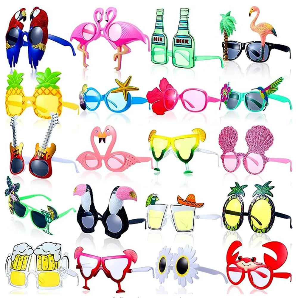NoveltyLuauPartySunglassesFunHawaiianSunglassesBeachParty