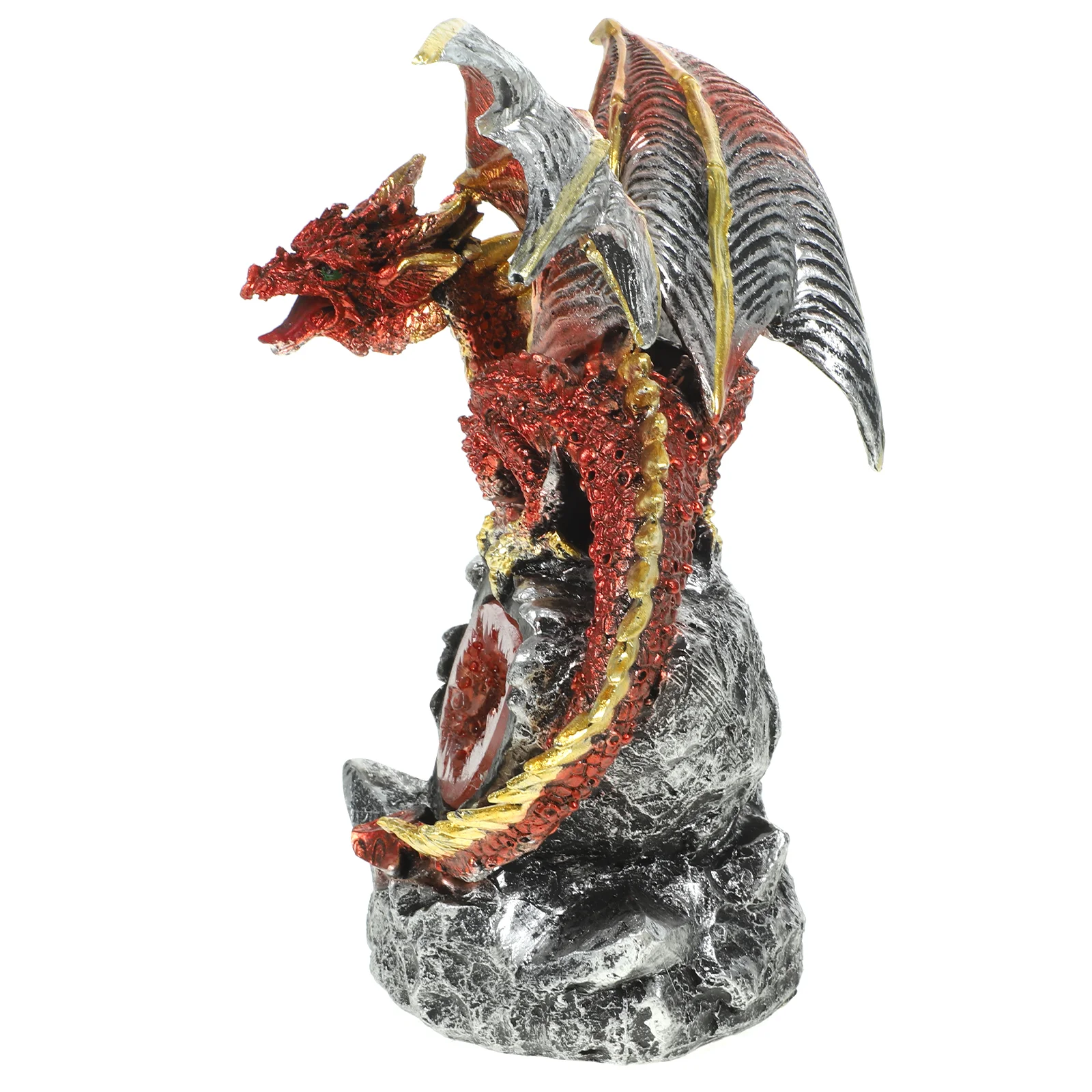 

European Halloween Fighting Dragon Ornaments Decorations Desktop Home Resin