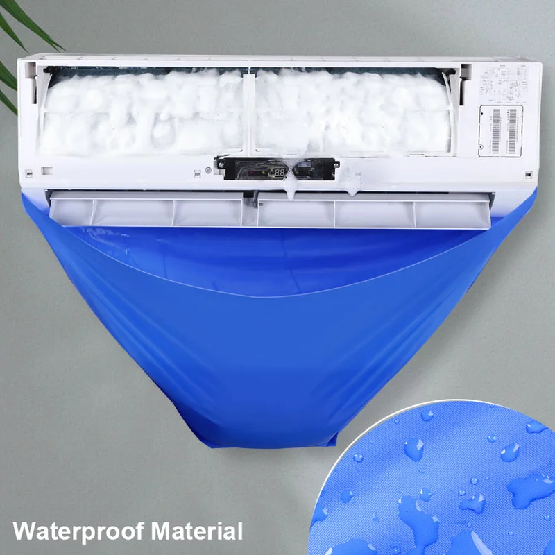Round Standing Air Conditioner Cover Cleaning Dust Washing Cover Waterproof  Protect Funda Aire Acondicionado Exterior - AliExpress