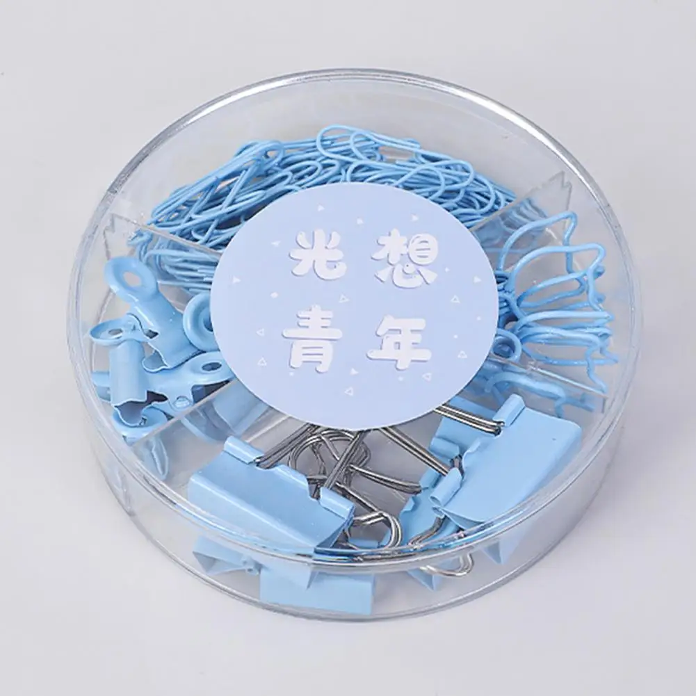 

Paper Clips 84Pcs Excellent Multifunctional Mini Cartoon Cat Heart Document Paper Notepad Binding Clips Office Supplies