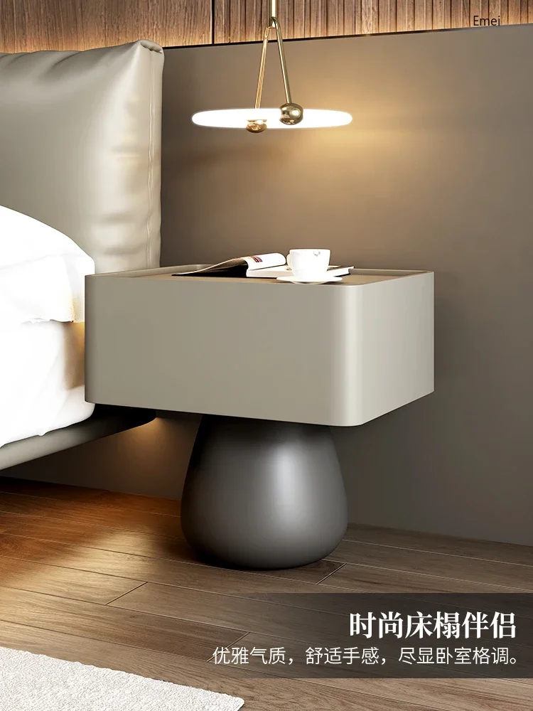 Suspension Solid Wood Bedside Cabinet Simple Modern Light Luxury Advanced Creative Small Table