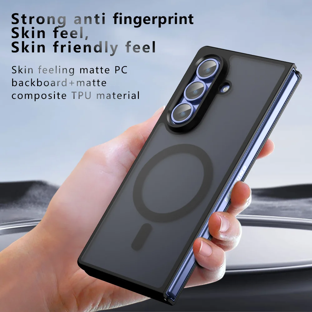 Luxury Magnetic Wireless Charging Shockproof Phone Case