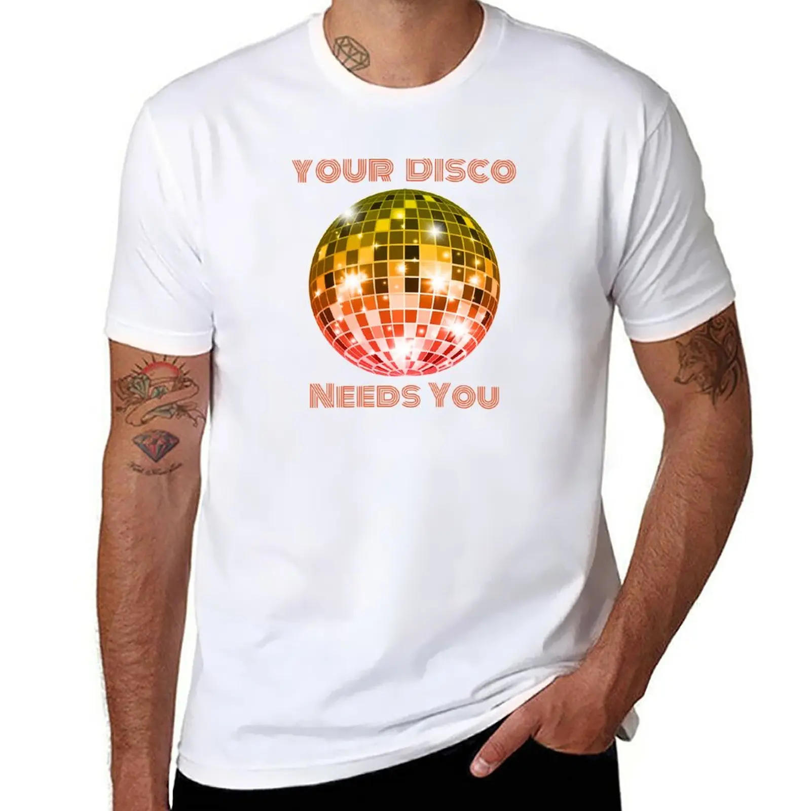 

Best Selling Your Disco Needs You T-Shirt tees Blouse vintage men clothes