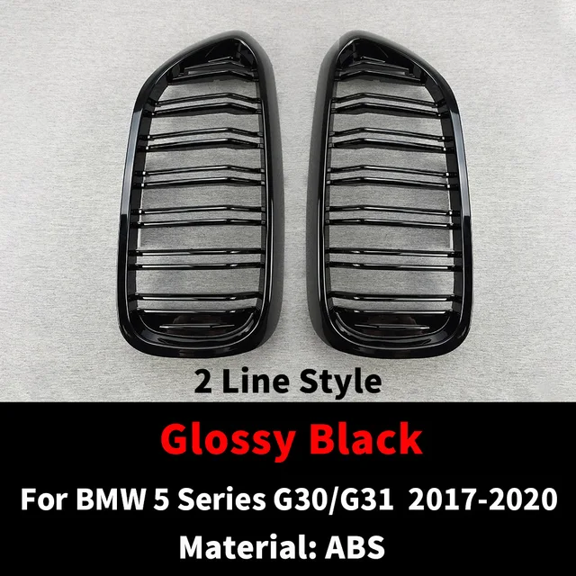 Front Bumper Kidney Grille Inlet Grill Grid For BMW 5 Series G30 G31  2017-2020 Like 525i 530i 540i 520d 530d M550d M550i 530e XDrive Tuning  Accessory