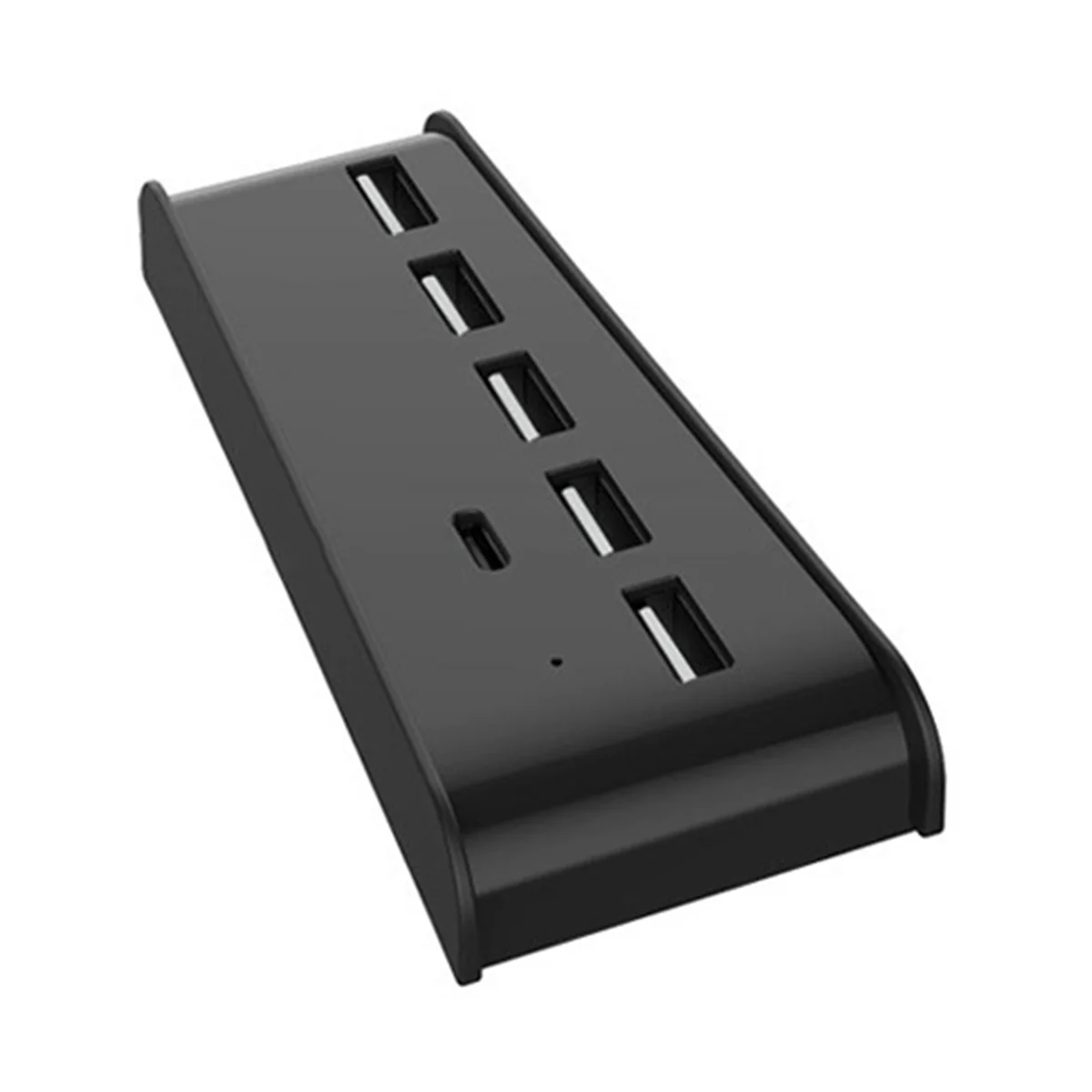 AT87-Hub 6 in 1 USB Splitter Expander Hub Adapter with 5 USB A + 1 C Ports for PlayStation 5 Super Speed Adapter1