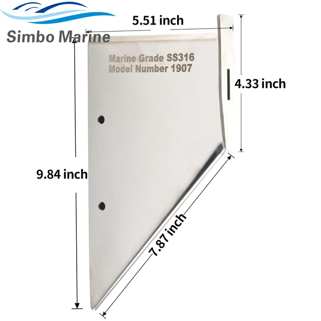 Stainless Steel Skeg Guard Replacement For Mercury Mercruiser Alpha I 1985-1990 – 27021 Safe-Skeg Protection Kit