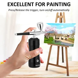 Kit de Mini aérographe sans fil, pompe de pulvérisation, stylo Gen, compresseur d'air Portable, modèle de peinture artistique 