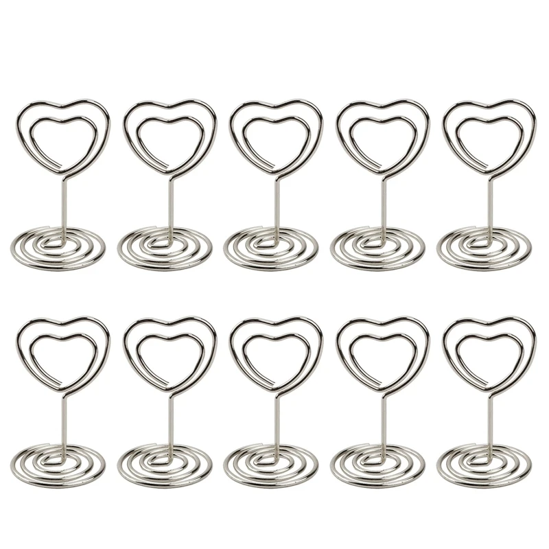 

10pcs Wedding Metal Photo Clips Wedding Table Home Festival Holiday Party