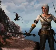 

JKTOYS K-001 1/6 Lady of Space and Time Ciri Action Figure Toy Doll Body for Fans Gift