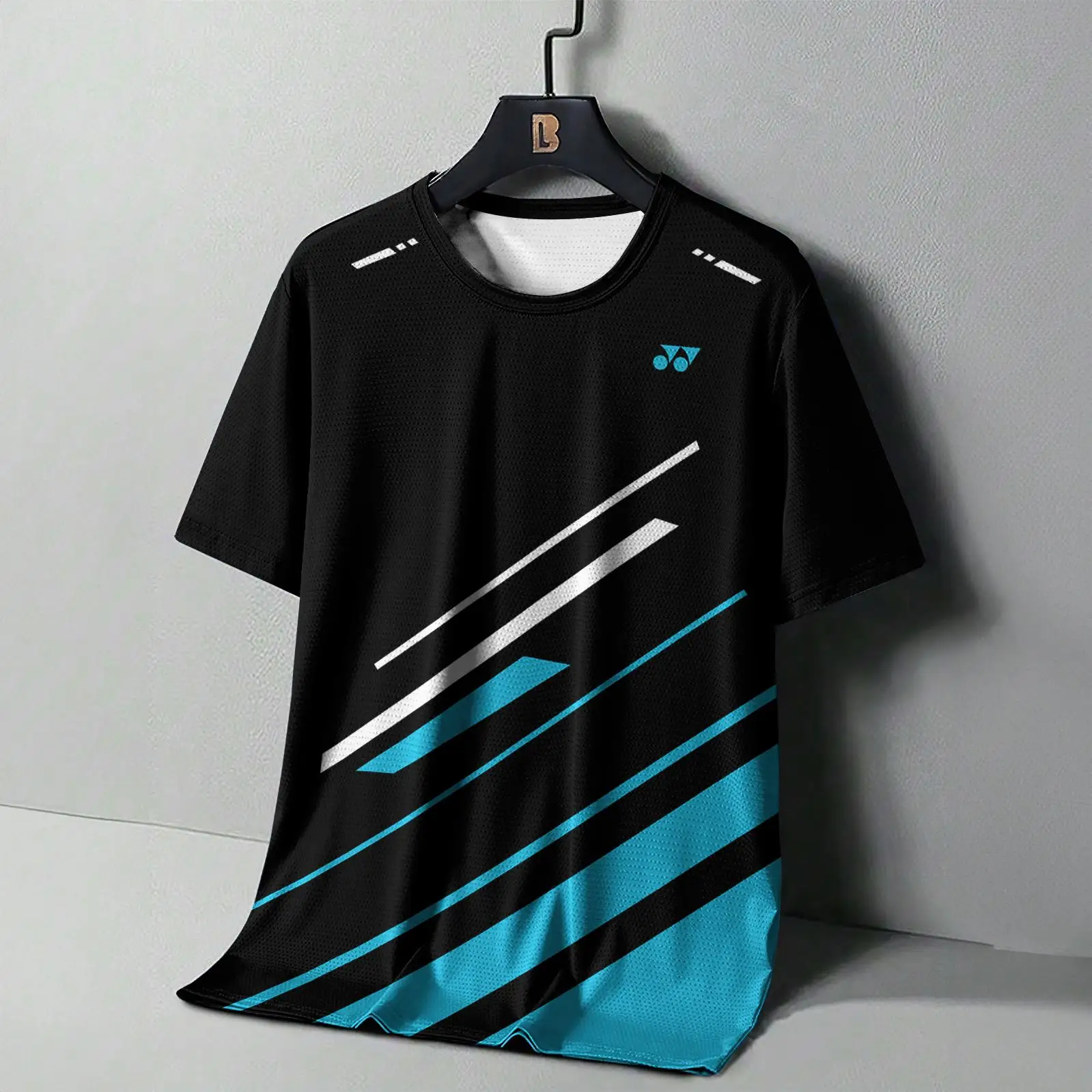 

Men's Sports Fitness T-shirt Personalized Print Loose And Comfortable Street Fashion Trend Summer Breathable Casual High Quality