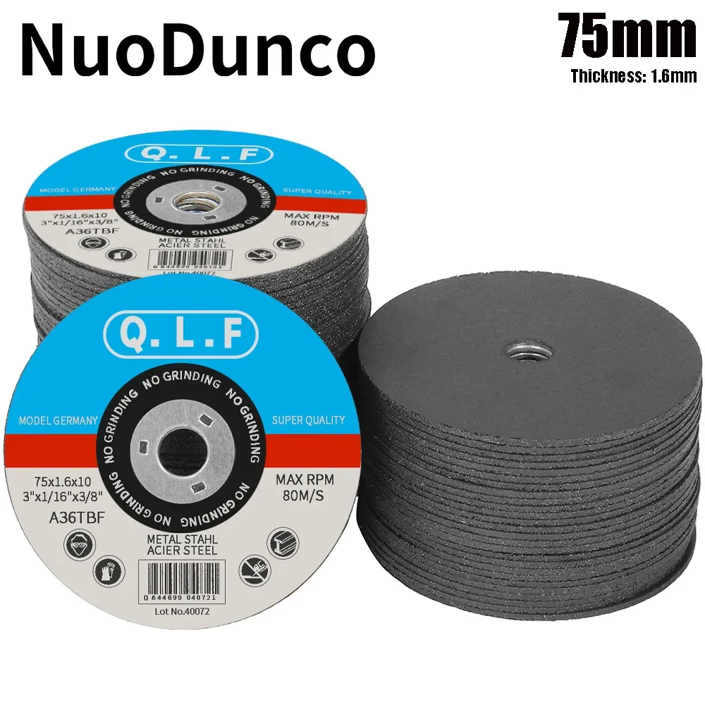 75mm Cut Off Wheels 3-inch Metal Cutting Disc 1.6mm Thickness for Angle Grinders to Rotate Metal Cutting Circular Saw Blades cutting disc cutting blade saw blade