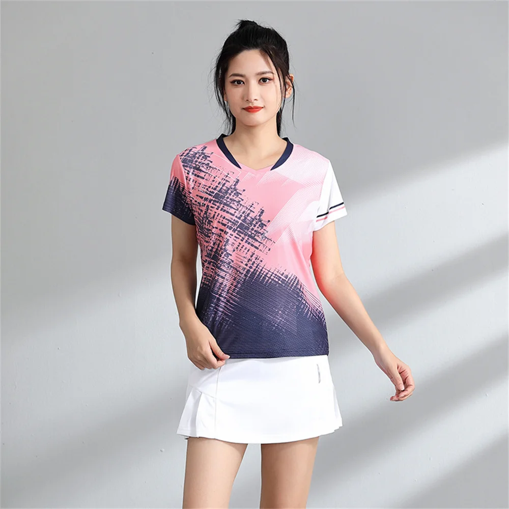Men Women Badminton Jerseys Shorts Shuttlecock Shirt Skirt Team Uniform Breathable Quick Drying Sportswear Tennis Training Suits