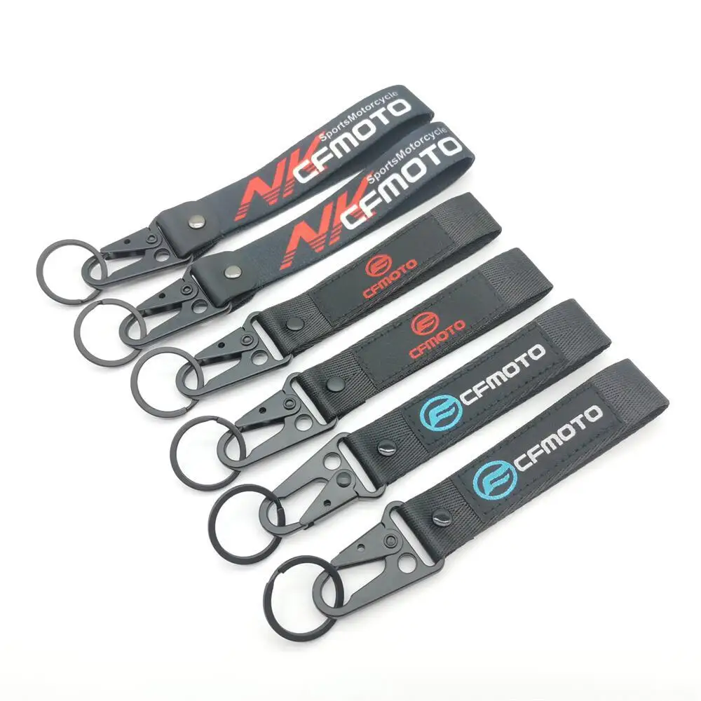 

CFMOTO Motorcycle refit Culture embroidery computer embroidered key chain key pendant to prevent loss