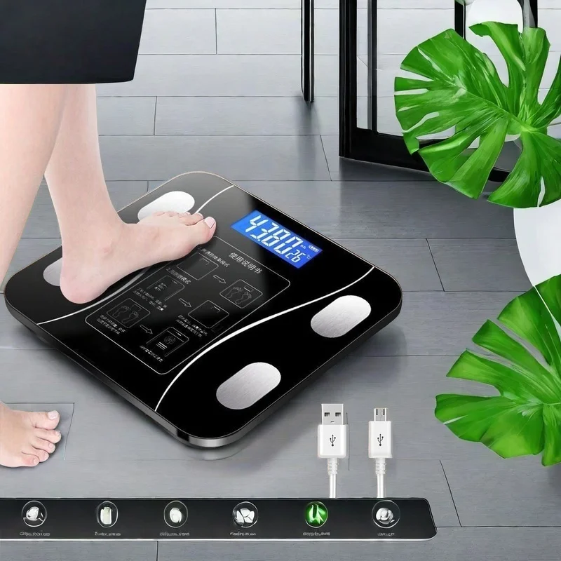 charging model weight scale Household intelligent human body scale professional body weight, simple health weight, name New 2