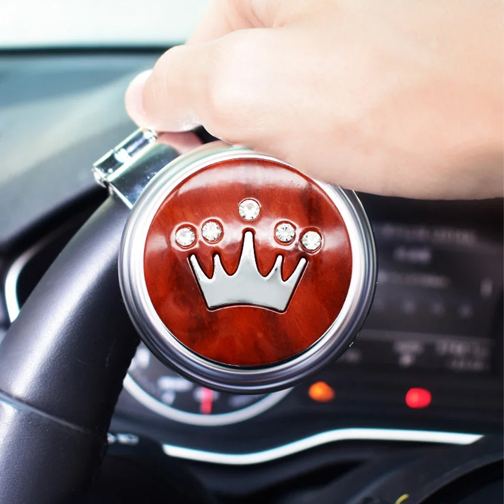 Volante per auto Auto Truck Power Spinner Booster Manopola di ausilio Maniglia a sfera Morsetto Accessori per auto Forniture professionali universali - immagine 5