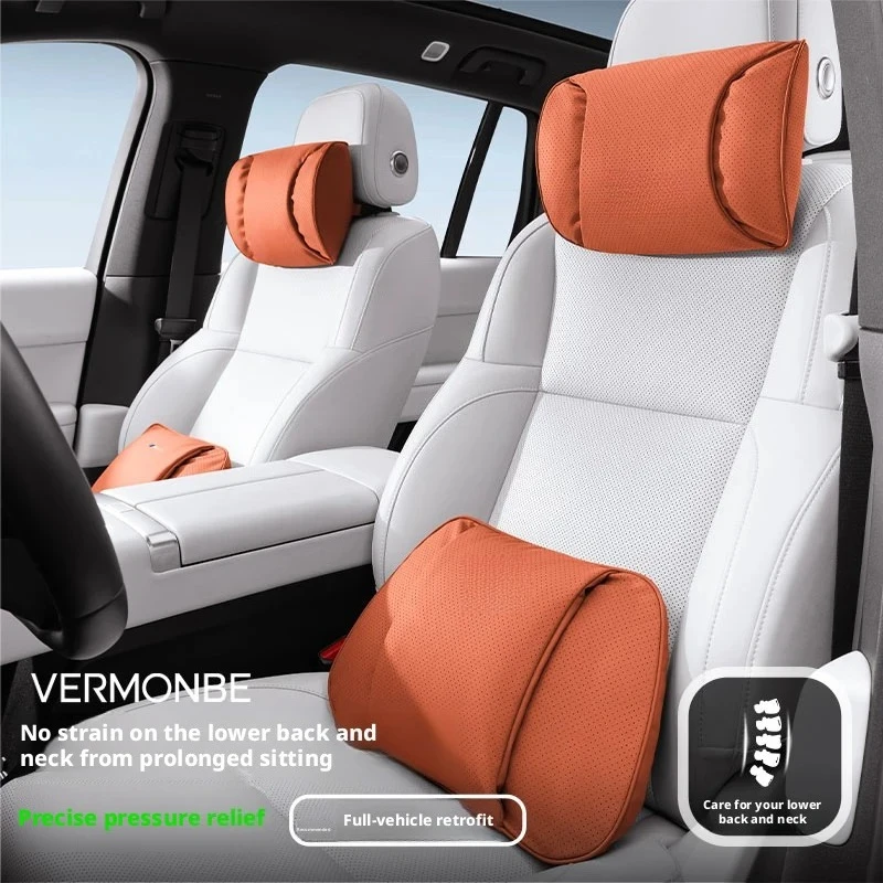 BMW 3 5 7 X 시리즈 차량용 고급 헤드레스트, G20 G21 G11 G12 G30 G31 X1 F48 X3 G01 X5 F15 6용 목베개