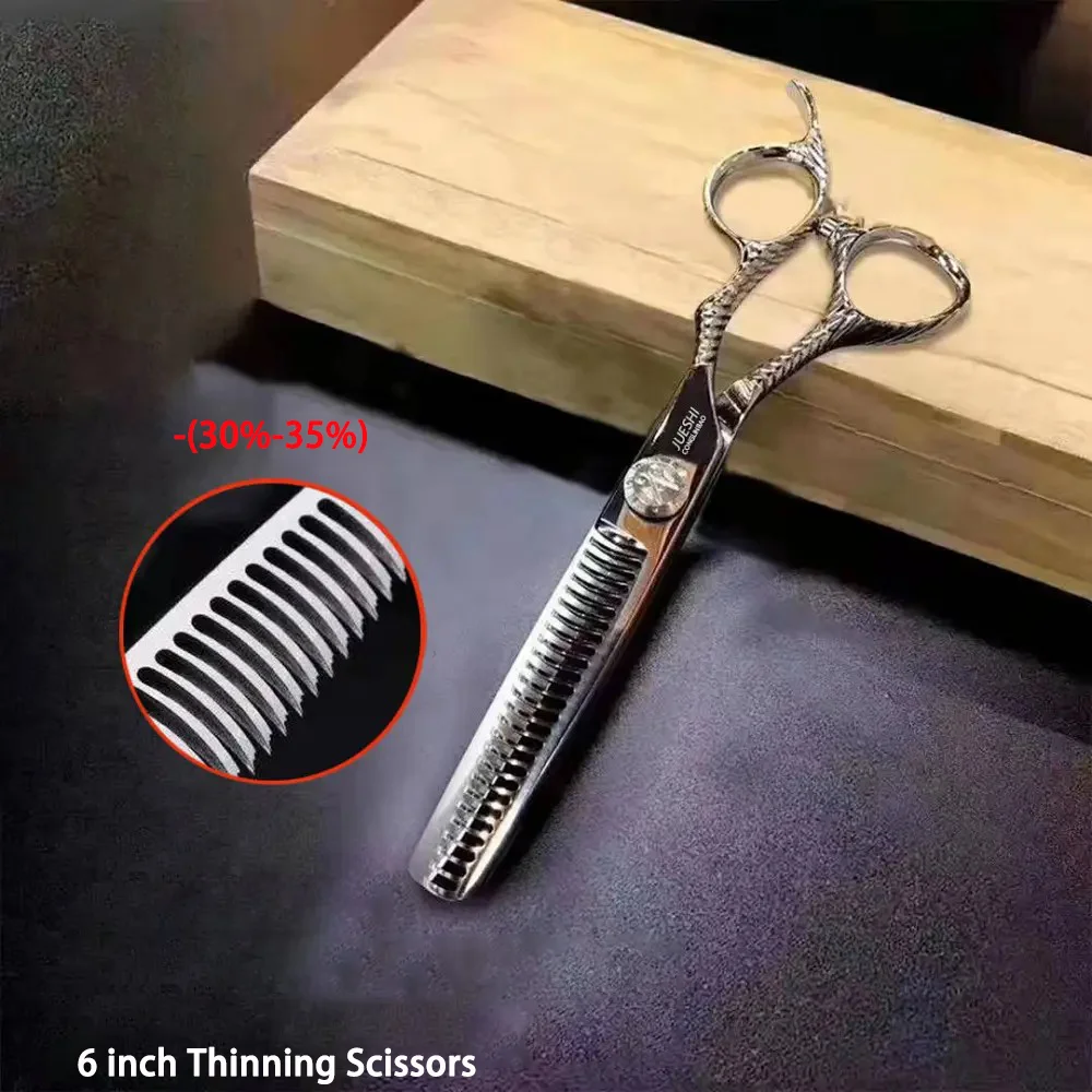 Barber Friseurschere – Scharfe Edelstahl-Klinge, Verstellbar, Mit Schutzhülle, Für Profis & Heimgebrauch