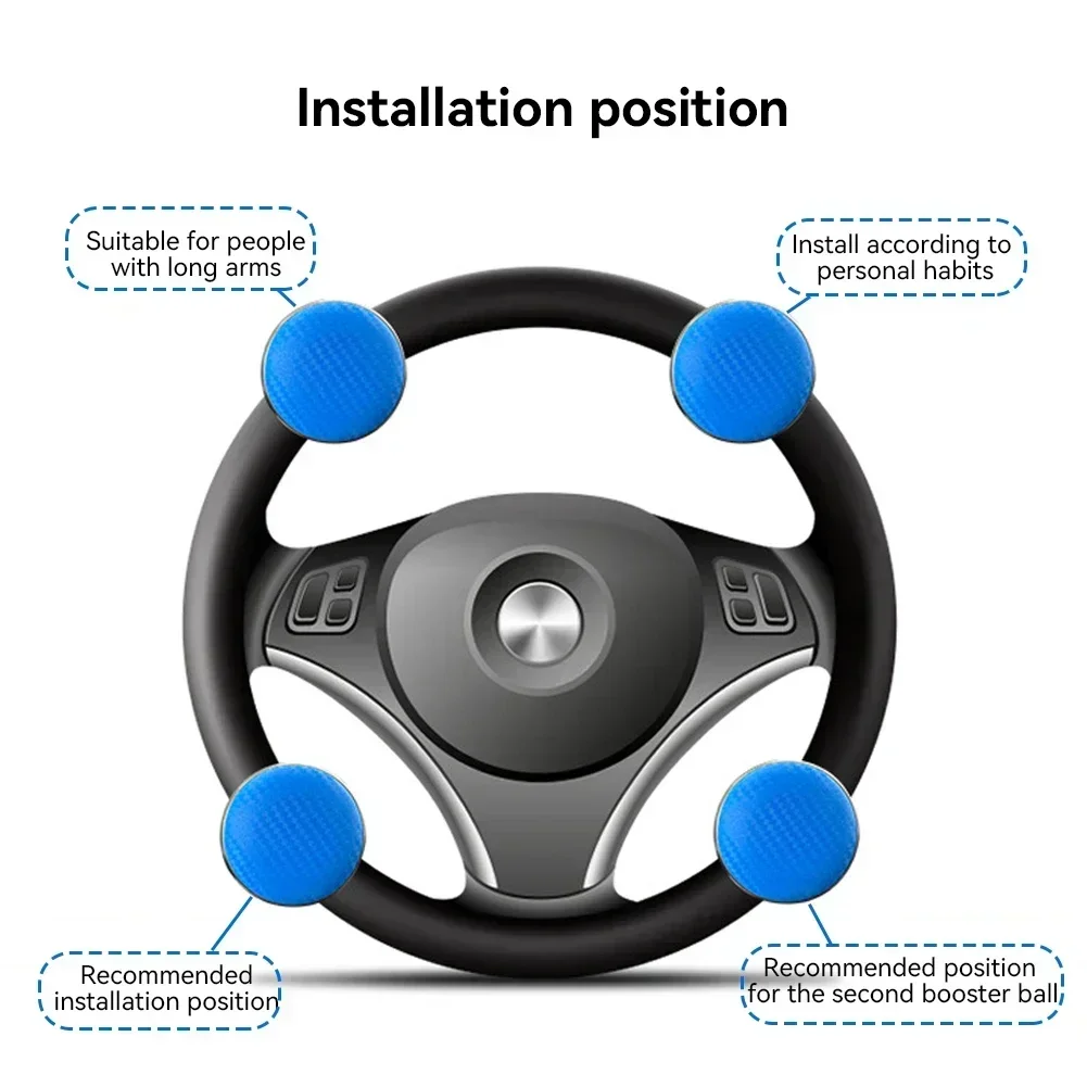 JawGrew 1 palla di supporto per volante auto, con controllo