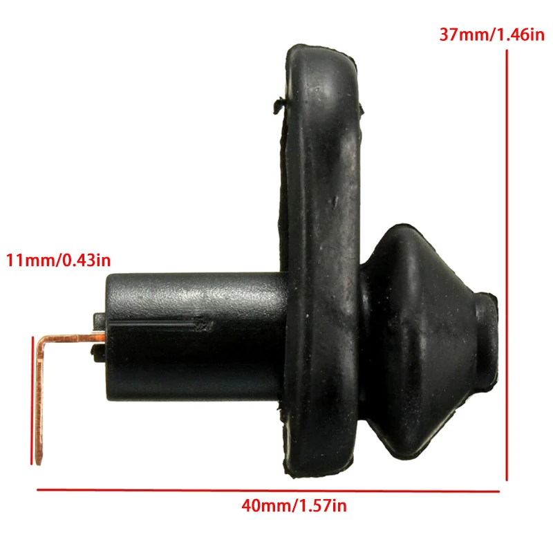 1Pcs High Quality Door Light Switch Universal Car Vehicle Interior Light Lamp Switch Button Black Durable