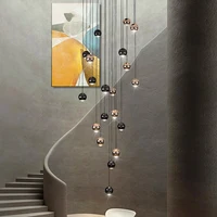 Modern home decor led lights pendant light lamps forstaircase Chandeliers for living room hanging light indoor lighting 1