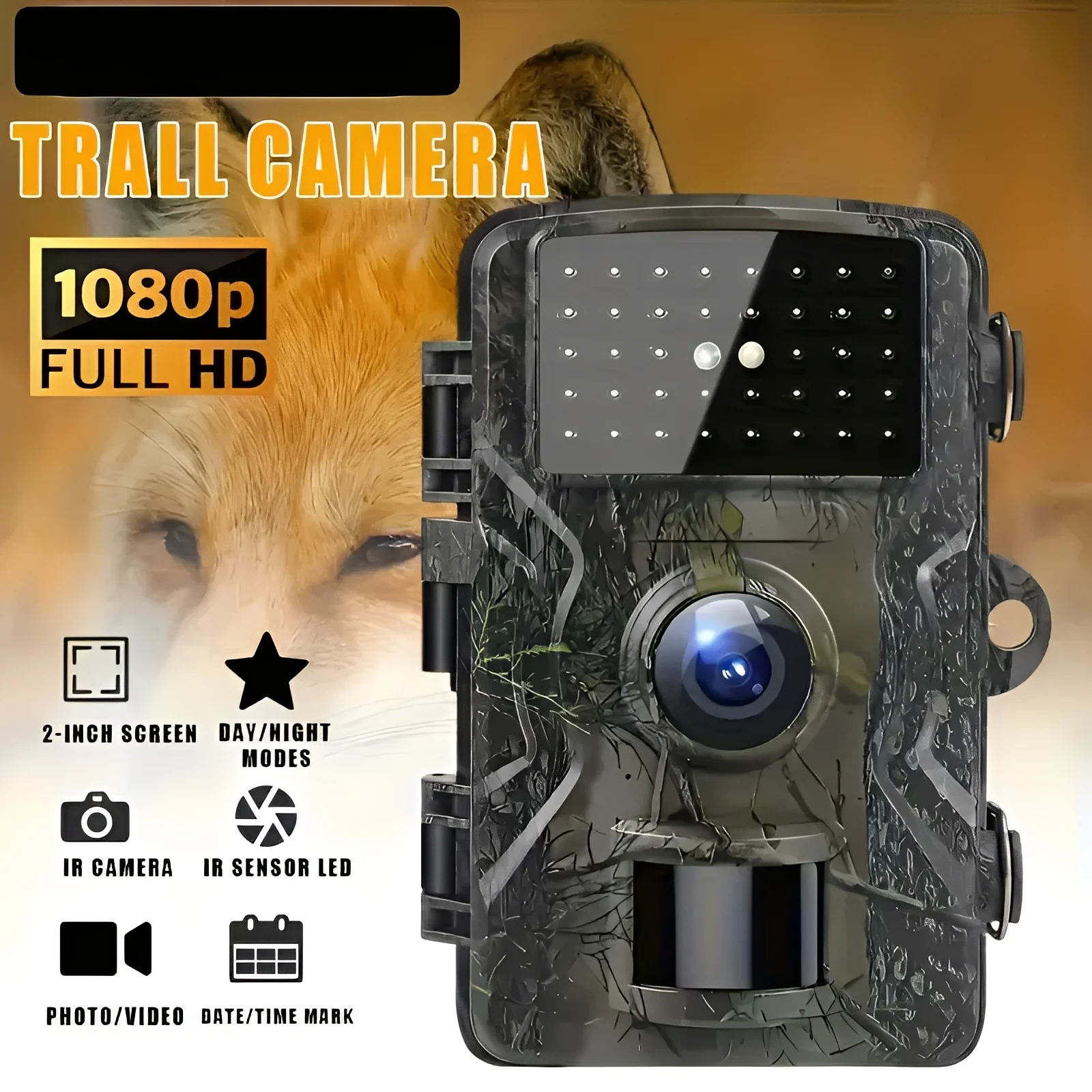 Waterproof Hunting Camera Wild Trail Game Cam Infrared Night Vision Outdoor Motion Activated Tracking Photo Trap Cam Wild 1
