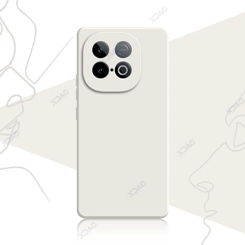 Luxurious Silicone Soft Back Cover with 360° Protection & Waterproof Design