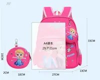 Disney Frozen Elsa New Kindergarten Schoolbag Cartoon Boys and Girls Backpack Cute Baby Schoolbag for Primary School Students 2