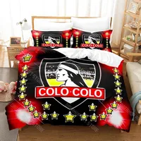 3D Print Fashion Social y Deportivo Colo-Colo Bedding Set Boys Girls Twin Queen King Size Duvet Cover Pillowcase Bed boys Adult 1