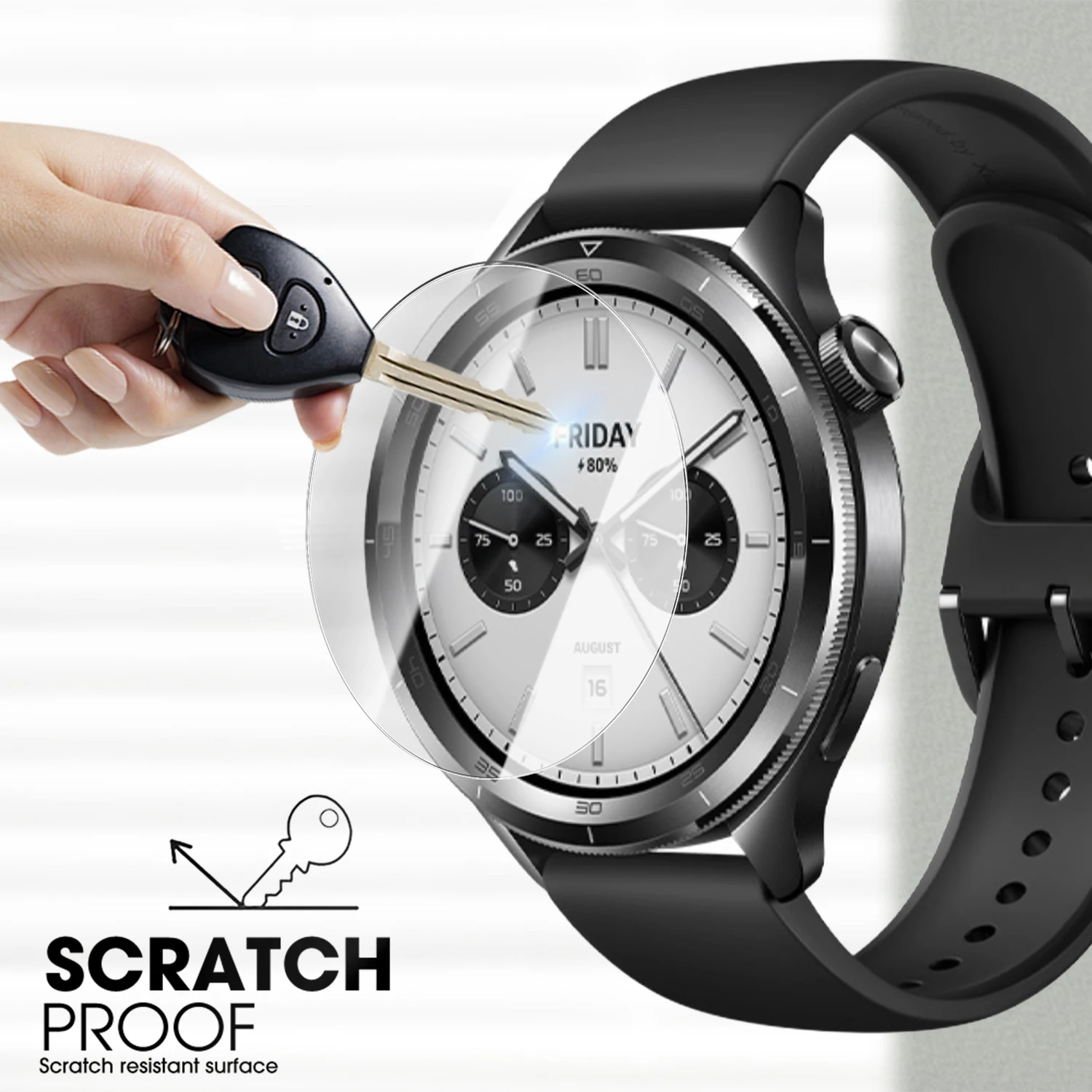 Durable Tempered Glass Screen Protectors for 41mm Smartwatch - Easy Installation Protective Cover Films