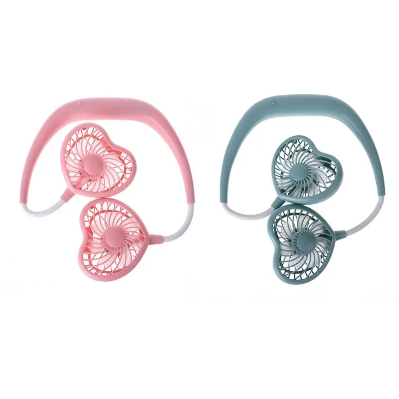 

Low Noise Hanging Neck Fan Portable USB Mini Neck Fan Outdoor Small Cooling Fan