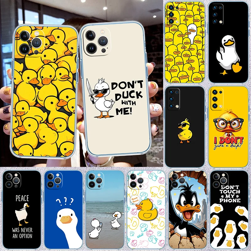 Whimsical Duck Cartoon Protective Phone Case