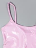 Women Sexy PU Leather Party Night Club Elegant Slip Bodycon Sleeveless Bodycon Mini Dress Ladies Summer Short Dresses 5
