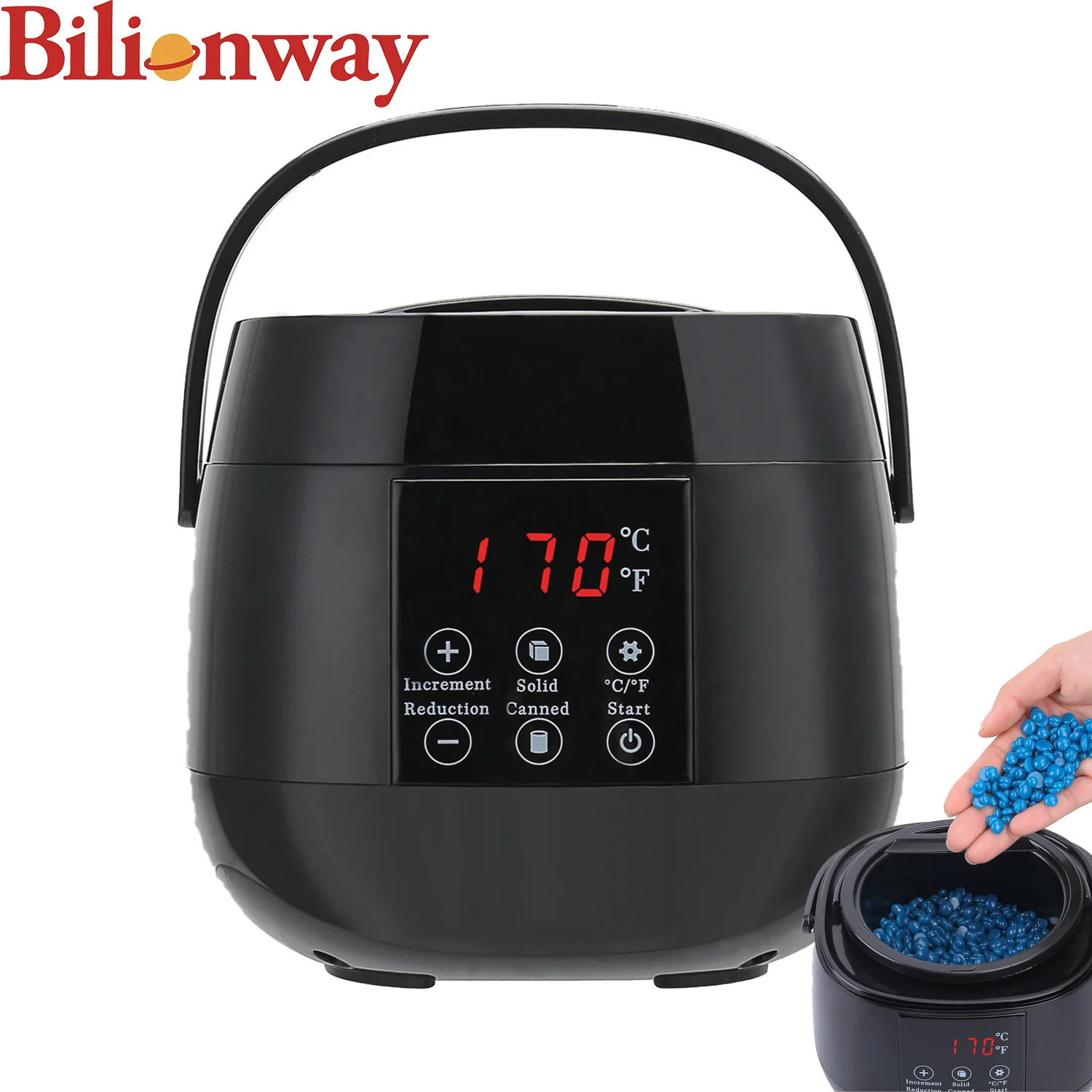 

Hair Removal Tool LCD Display Smart Wax Warmer Pot Depilatory Wax Heater Personal Depilatory Skin Care Paraffin Wax Heater