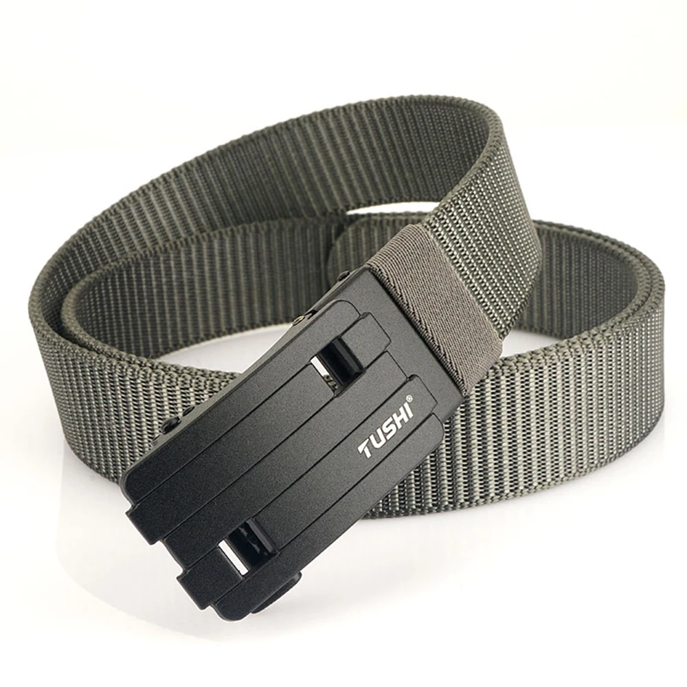 TUSHI Männlich Outdoor Jagd Taktische Gürtel männer Military Nylon Hüftgurt Hohe Qualität Metall Automatische Schnalle Armee Leinwand Gürtel – Detail 19
