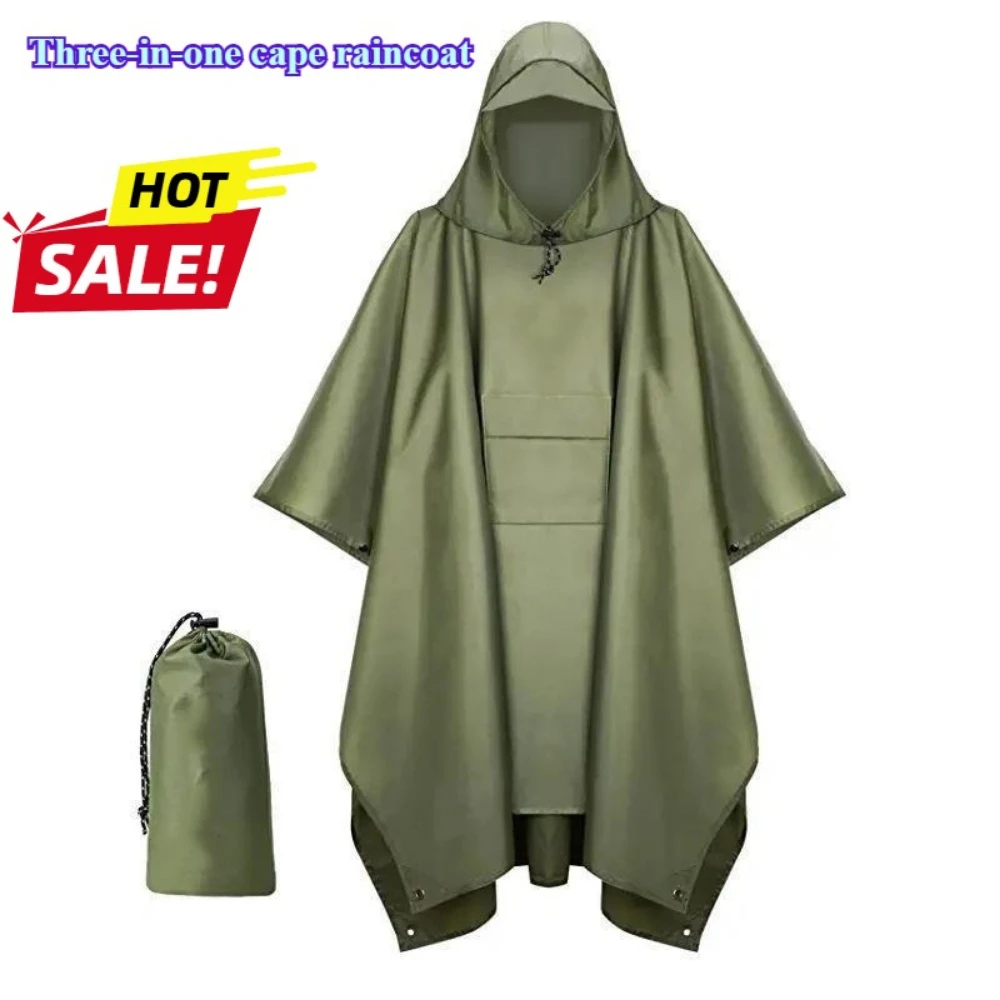 Military Waterproof Rain Poncho 1