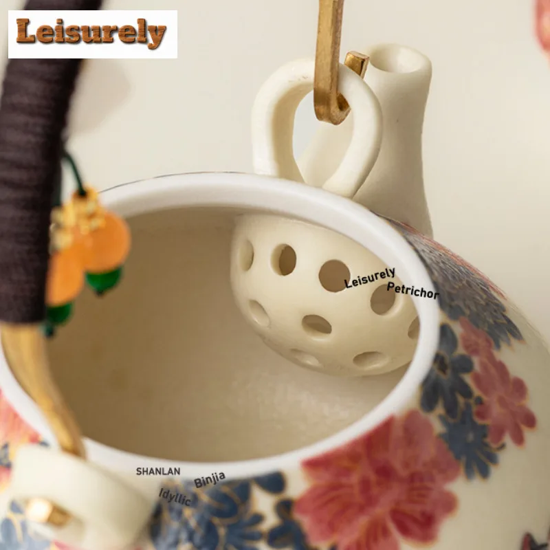 Mineral Rocks White Little Cat Tea Set Complete Set Vintage Tea Ceremony Set Teapot and Tea Cup Set Chinese Tea Set Collection