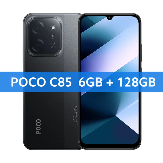 POCO C85 ブルー 6GB RAM 128GB ROM POCO C85 Global Version Smartphone 128GB 256GB MTK Helio G81-Ultra