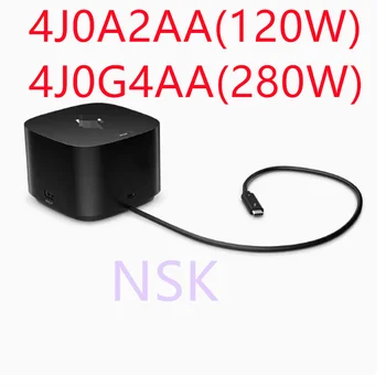 정품 HP 썬더볼트 4 USB-C 베이스, 4J0A2AA, 120W, 4J0G4AA, 280W 독