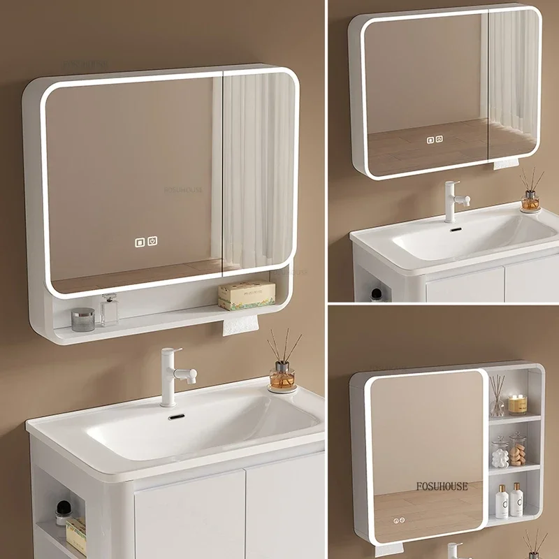 Designer-Round-Corner-Bathroom-Cabinets-Smart-Dressing-Mirror-Cabinet ...