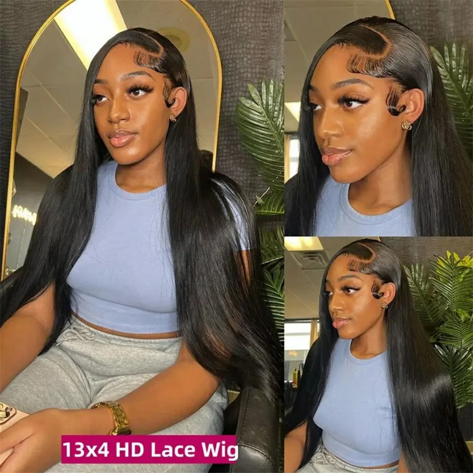 

Lumiere Ready to Wear Glueless Wig Human Hair 4x4 Lace Clousre Wig 30 Inch Straight 13x4 Lace Front Human Hair Wigs On Sale