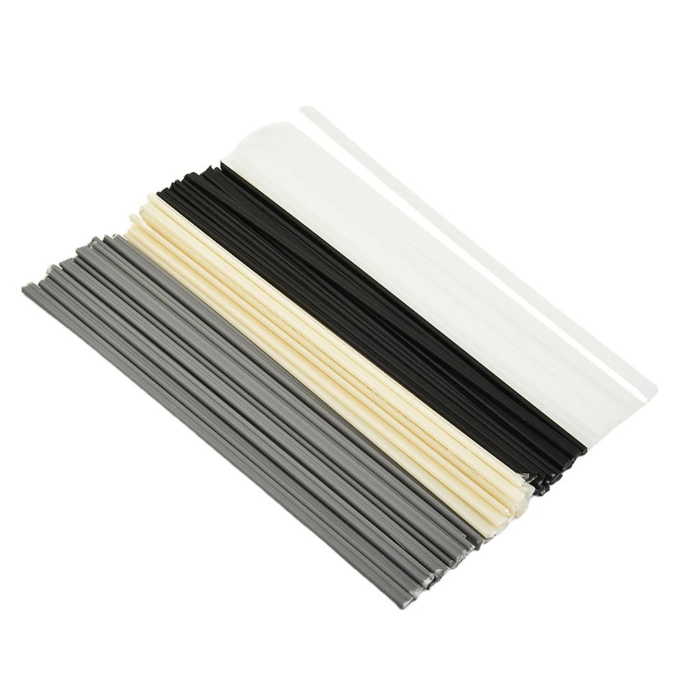 Welding Rods 10pcs 20cm Plastic Welding Rods ABS/PP/PVC/PE for Plastic Welder Gun Bumper Repair Supplies