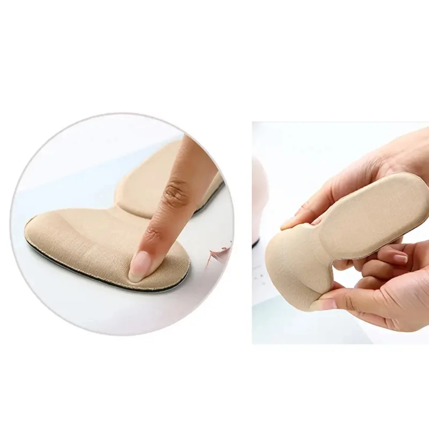 1 Pair of Comfortable High Heel Cushions Pads with Heel Grips and Metatarsal Pads for Pain Relief and Comfort