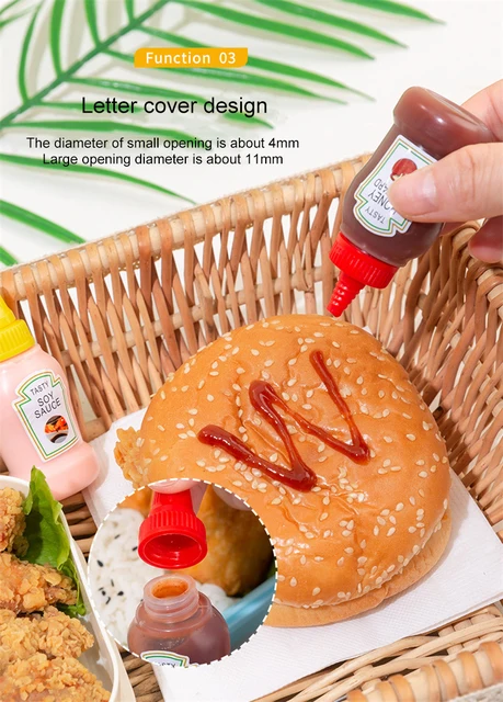 Mini Seasoning Sauce Bottle Tools For Salad Dressing Portable Tomato  Ketchup Bottles Salad Dressing Container For Bento Lunch Box Kitchen Jars  From Esw_house, $0.9