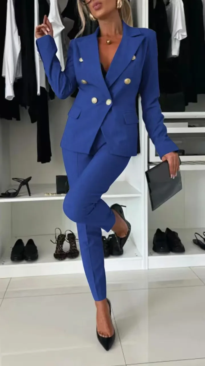 Women Office 2 Piece Set fabric stretch