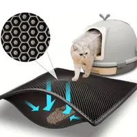 Pet Cat Litter Mat Waterproof Double Layer Cat 1