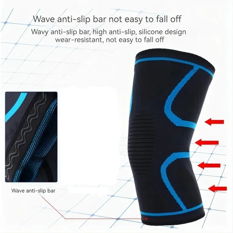 Knee Strap 1PC Quickly Absorb Perspiration Dry Odorless Fitness Knee Pads Compression For Men Women