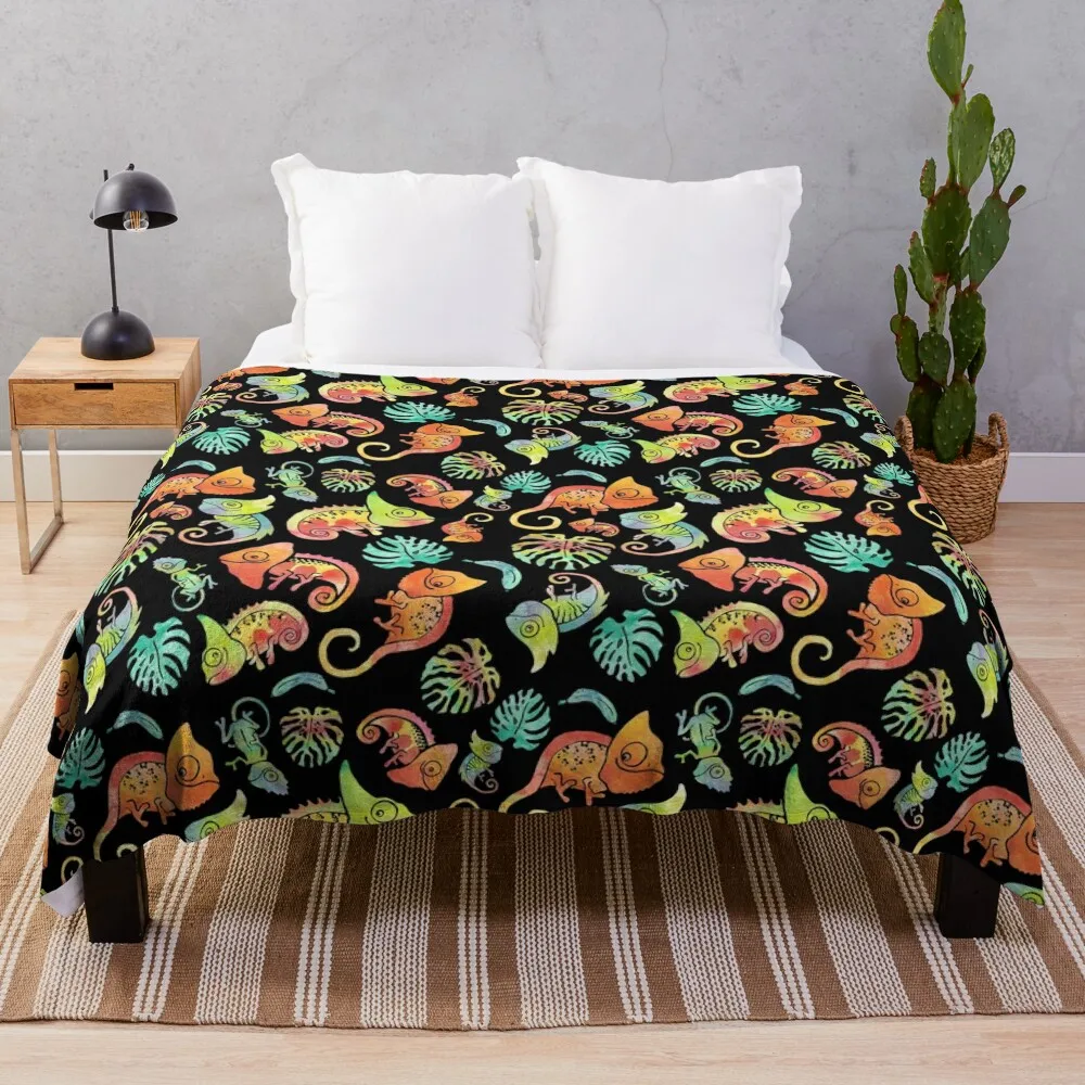 

chameleonTrip Throw Blanket Sofas Nap Vintage for sofa Blankets