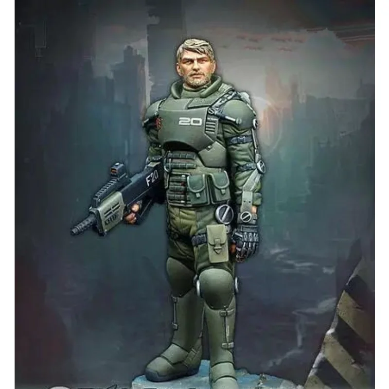 

75mm Die Cast Resin Figure Model Assembly Kit Free Shipping Unpainted Resin Toys Model