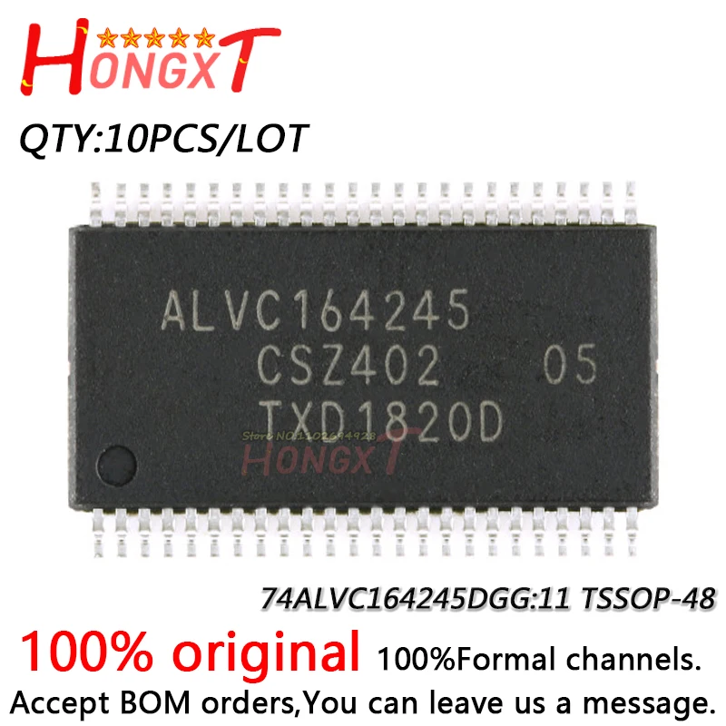 

10PCS 100% NEW 74ALVC164245DGG:11 TSSOP-48.Chipset