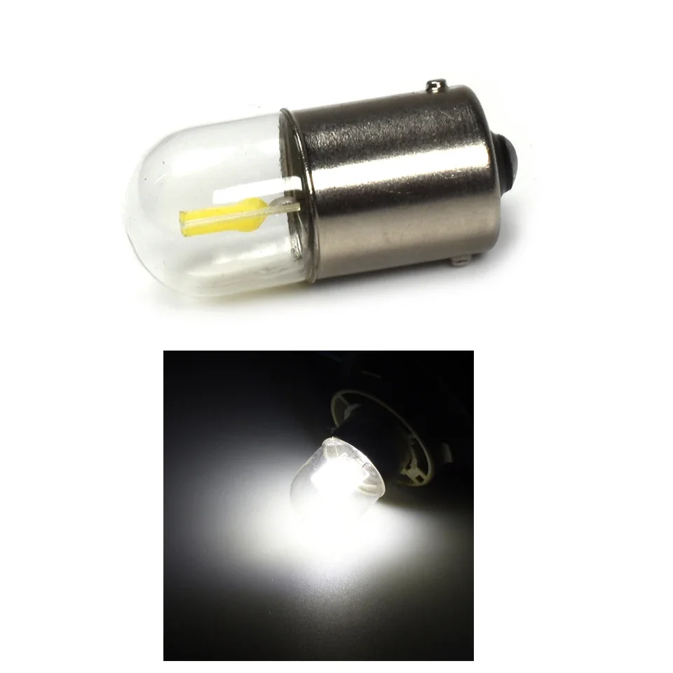 8 SMD LED R10W R5W Bulbs - Orange/Amber For Turn Signals & Parking Lights (12V, Canbus)